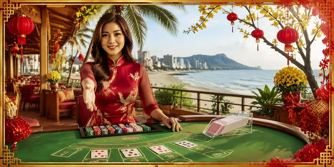 Người chơi baccarat tại Vũng Tàu thưởng thức cà phê và không khí cá cược sang trọng